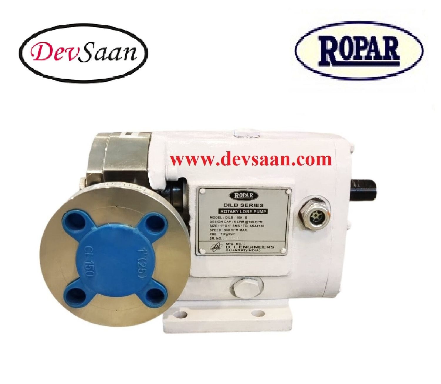 Rotary Lobe Pump DILB-100S Pompa Rotari Lobe