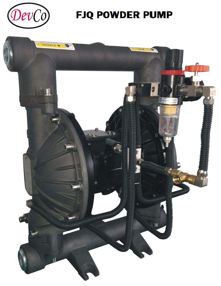 Pneumatic Powder Pump FJQ 40 Pompa Diafragma Devco 1,5"
