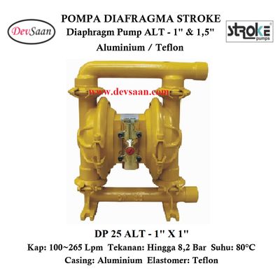 Diaphragm Pump DP 25 ALT Pompa Diafragma Stroke 1"