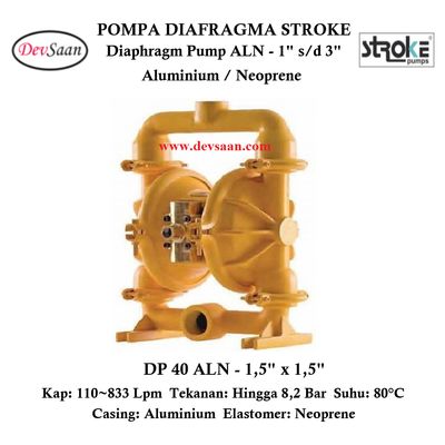 Diaphragm Pump DP 40 ALN Pompa Diafragma Stroke 1,5"