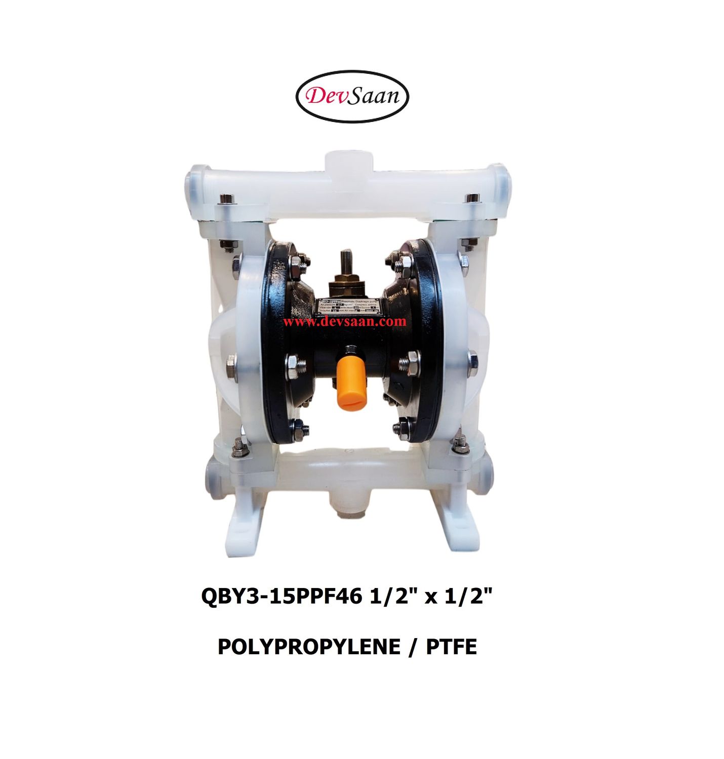 Diaphragm Pump QBY3-15PPF46 Pompa Diafragma QBY 1/2"