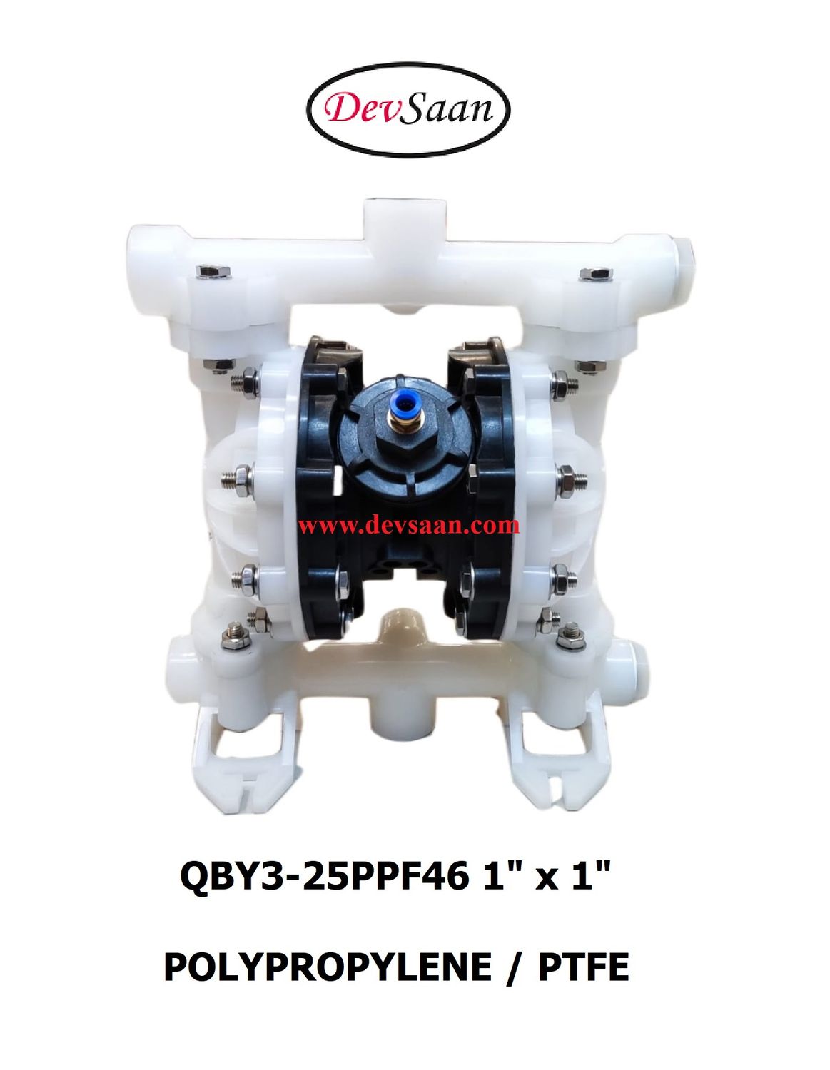 Diaphragm Pump QBY3-25PPF46 Pompa Diafragma QBY 1"