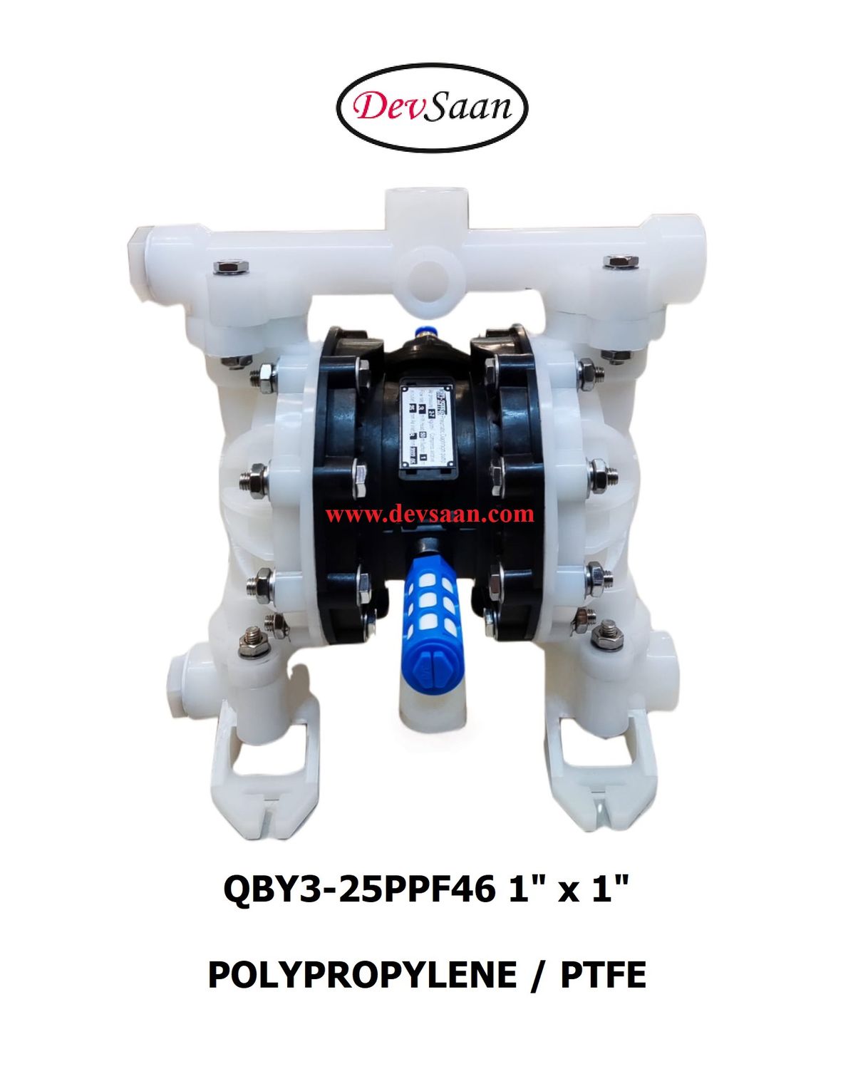 Diaphragm Pump QBY3-25PPF46 Pompa Diafragma QBY 1"