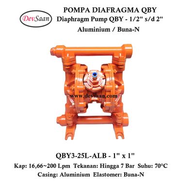 Diaphragm Pump QBY3-25L-ALB Pompa Diafragma QBY 1"