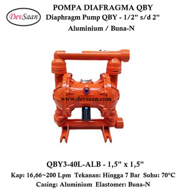 Diaphragm Pump QBY3-40L-ALB Pompa Diafragma QBY 1,5"