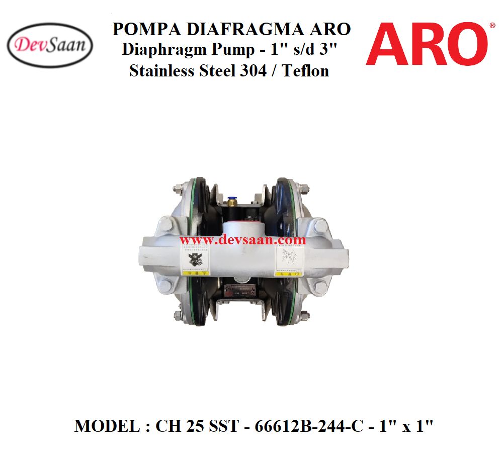 CH-25 - 1" x 1" SS34F46 - 66612B-244-C