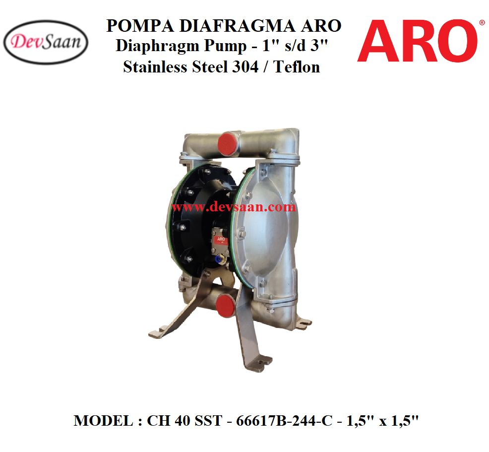 CH-40 - 1.5" x 1.5" SS34F46 - 66617B-244-C