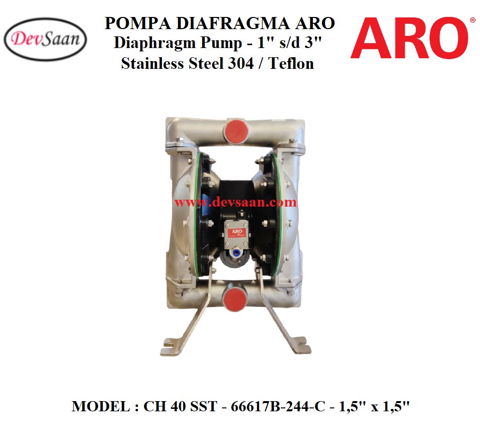 CH-40 - 1.5" x 1.5" SS34F46 - 66617B-244-C