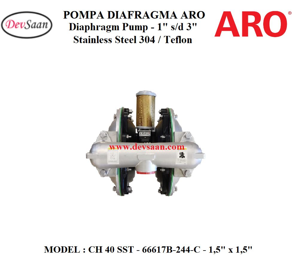CH-40 - 1.5" x 1.5" SS34F46 - 66617B-244-C