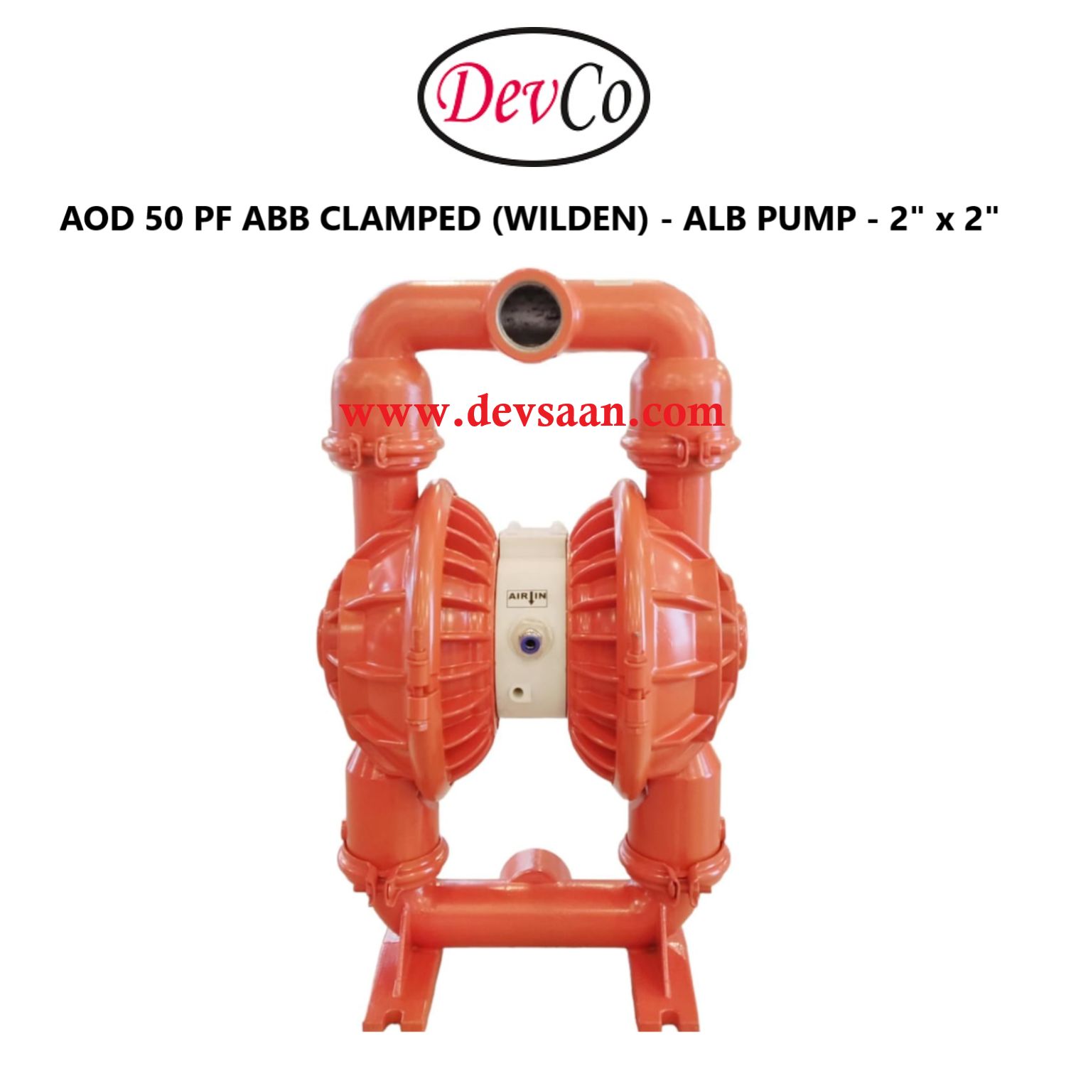 Wilden OEM Diaphragm Pump AOD 50 PF ABB Pompa Diafragma Devco 2"