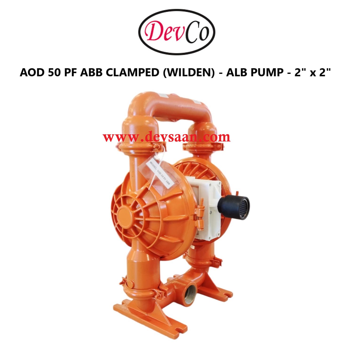 Wilden OEM Diaphragm Pump AOD 50 PF ABB Pompa Diafragma Devco 2"