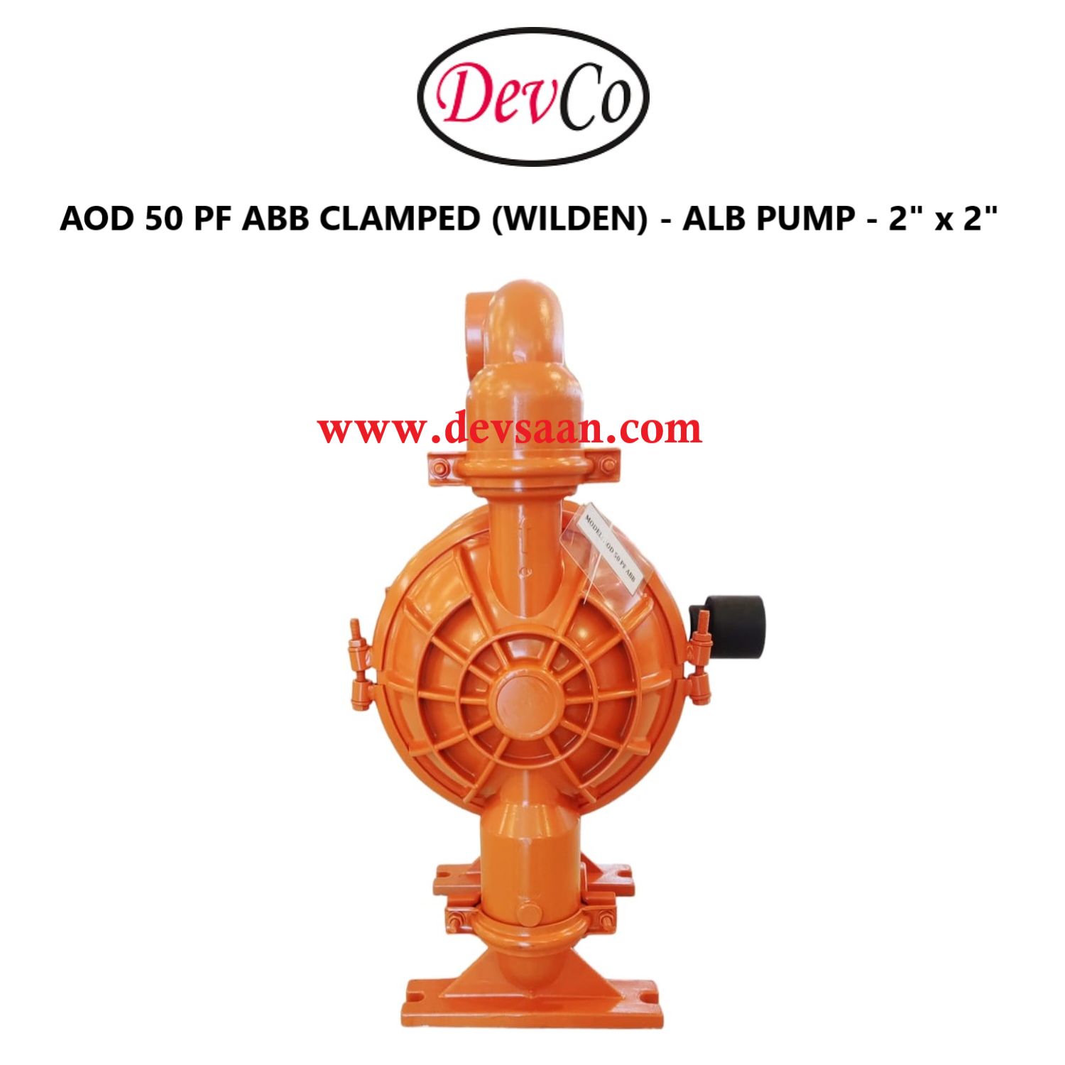 Wilden OEM Diaphragm Pump AOD 50 PF ABB Pompa Diafragma Devco 2"