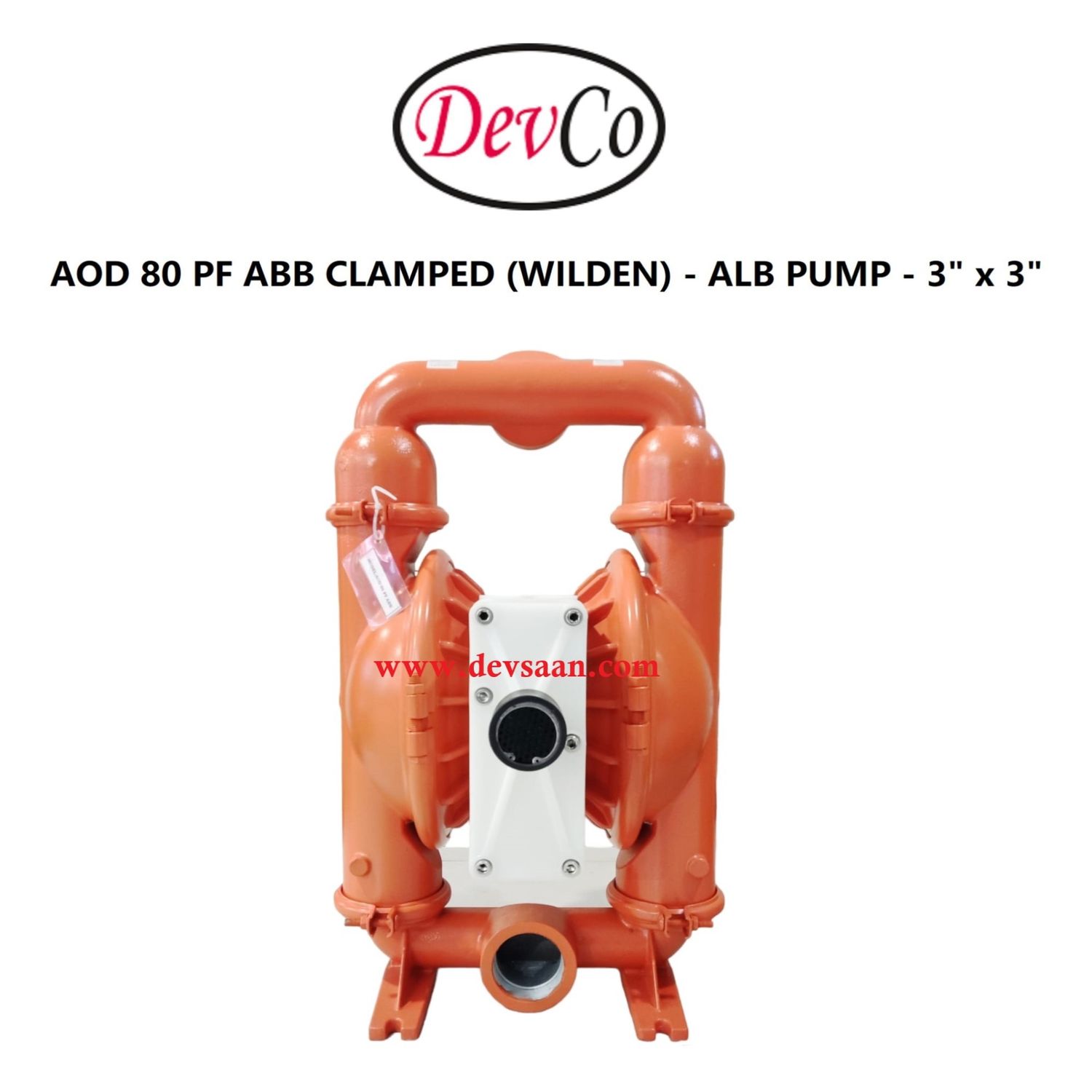 Wilden OEM Diaphragm Pump AOD 80 PF ABB Pompa Diafragma Devco 3"