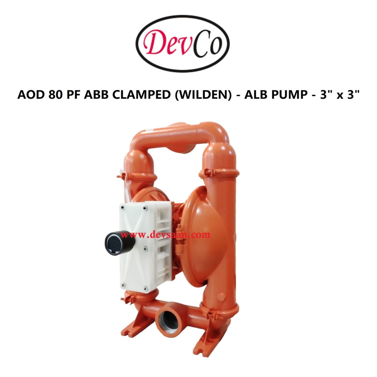 Wilden OEM Diaphragm Pump AOD 80 PF ABB Pompa Diafragma Devco 3"