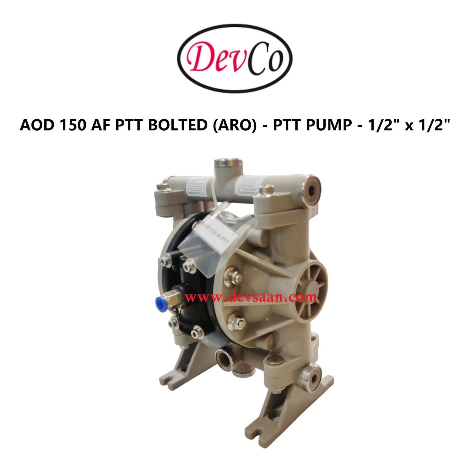 ARO OEM Diaphragm Pump AOD 150 AF PTT Pompa Diafragma Devco 1/2"