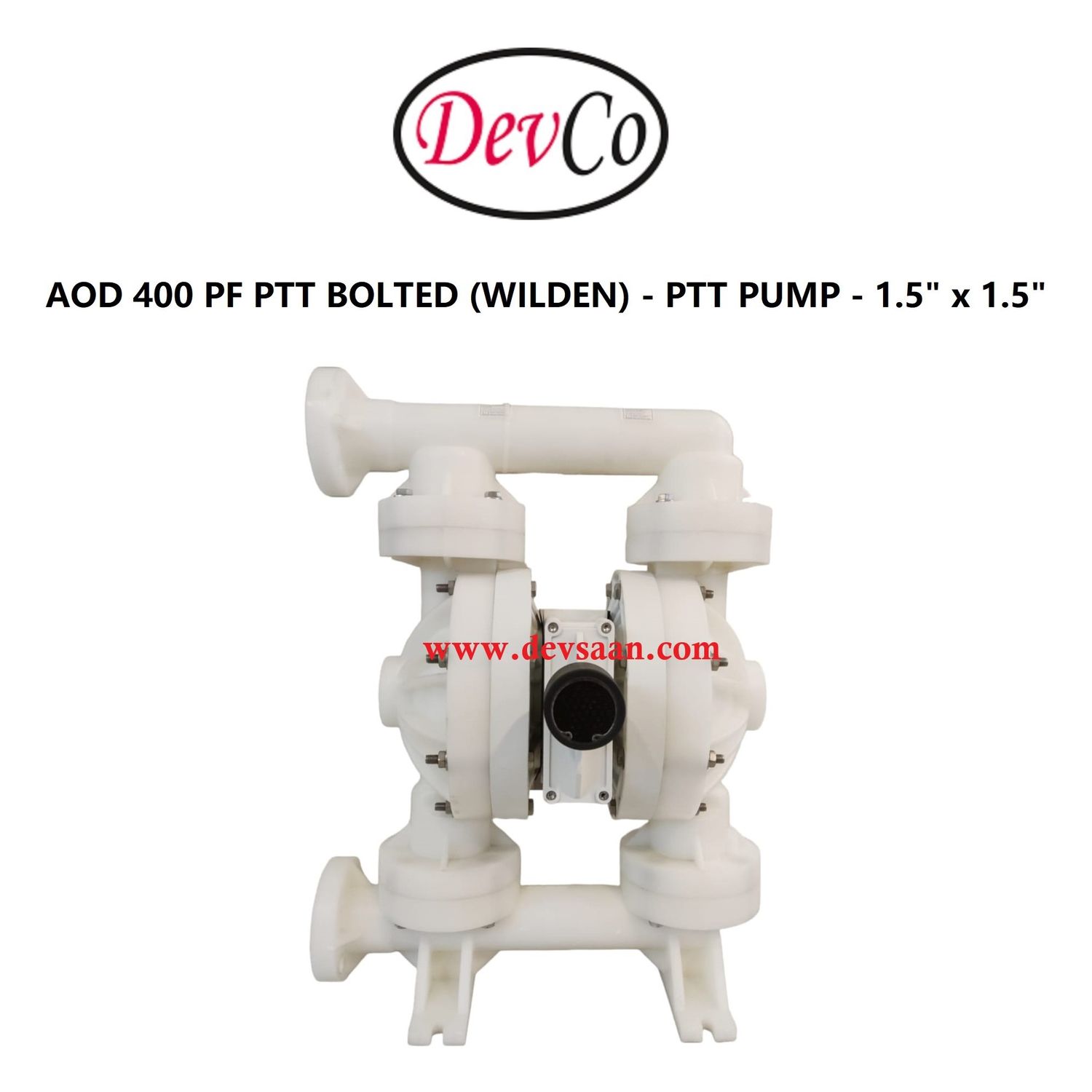 Wilden OEM Diaphragm Pump AOD 400 PF PTT Pompa Diafragma Devco 1,5" Flange