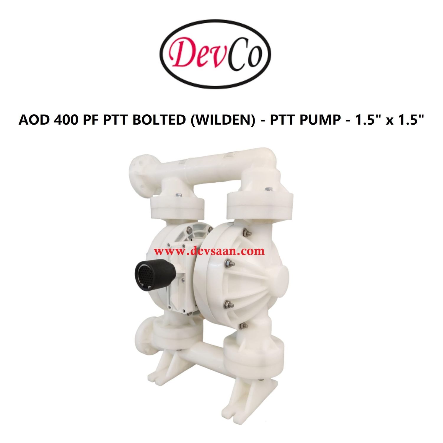 Wilden OEM Diaphragm Pump AOD 400 PF PTT Pompa Diafragma Devco 1,5" Flange