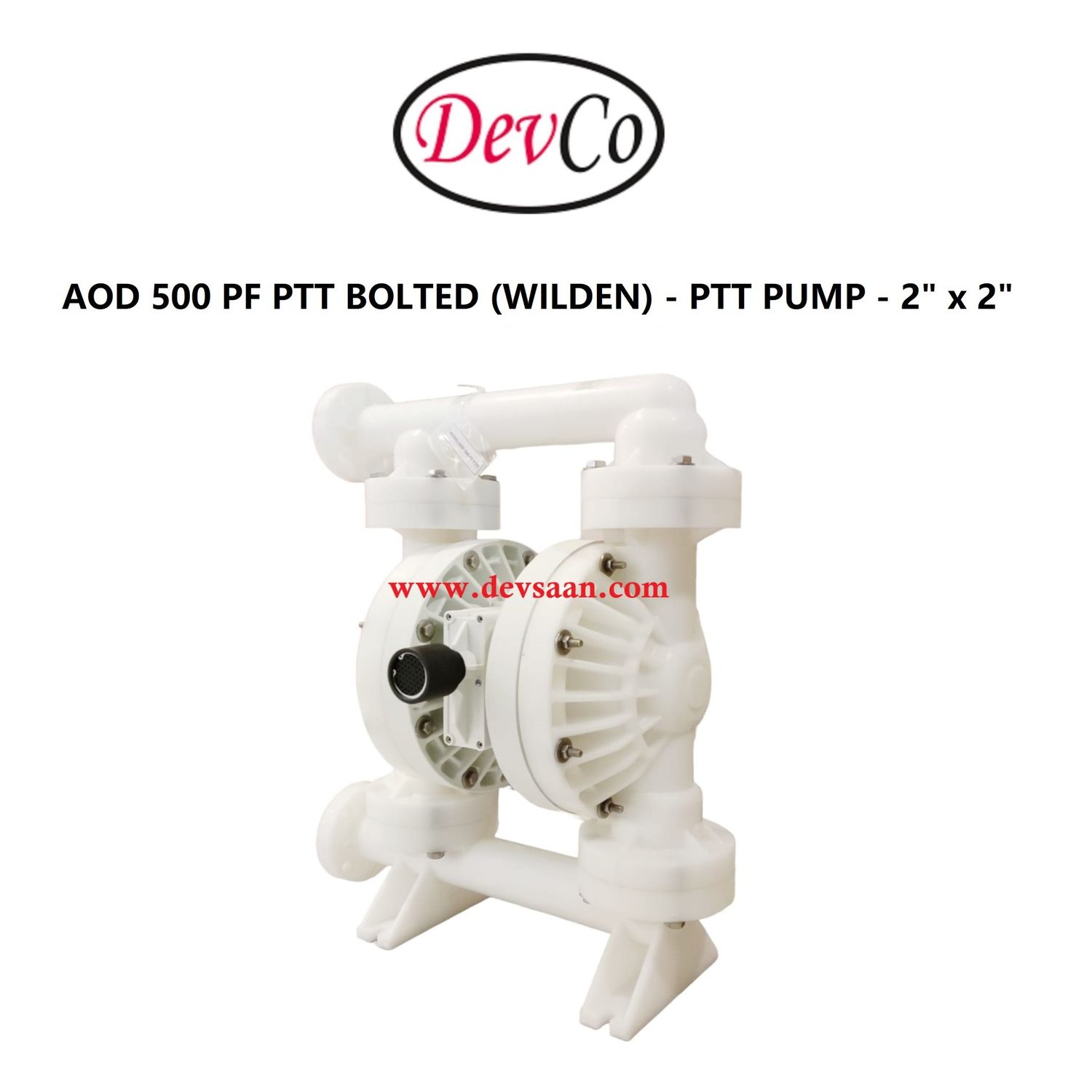 Wilden OEM Diaphragm Pump AOD 500 PF PTT Pompa Diafragma Devco 2" Flange