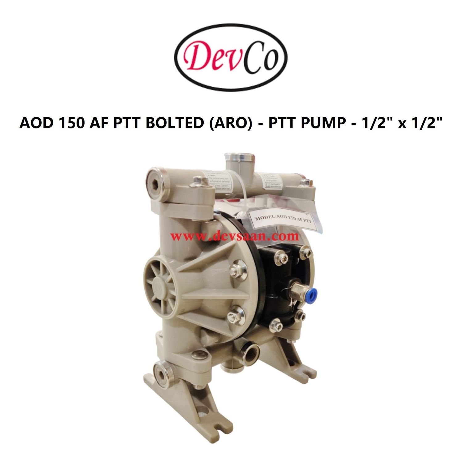ARO OEM Diaphragm Pump AOD 150 AF PTT Pompa Diafragma Devco 1/2"