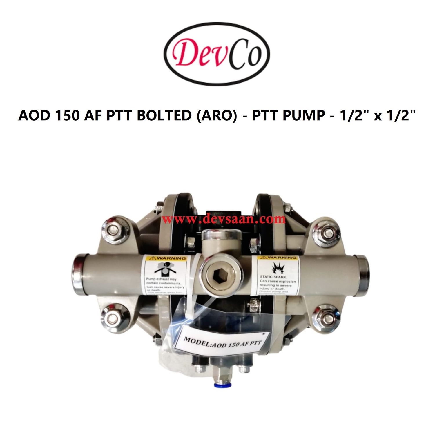 ARO OEM Diaphragm Pump AOD 150 AF PTT Pompa Diafragma Devco 1/2"