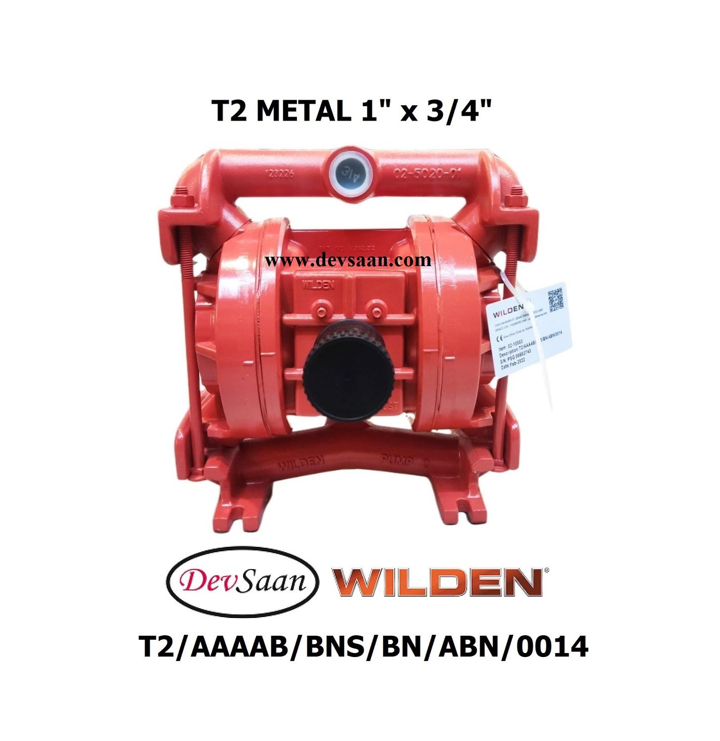 Diaphragm Pump T2 ALB Pompa Diafragma Wilden 1"
