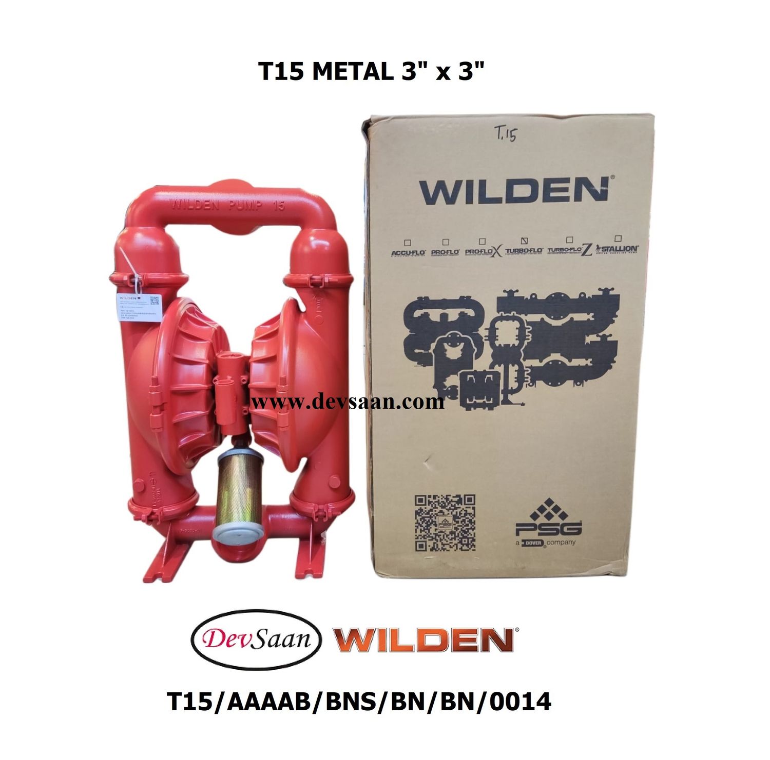 Diaphragm Pump T15 ALB Pompa Diafragma Wilden 3"