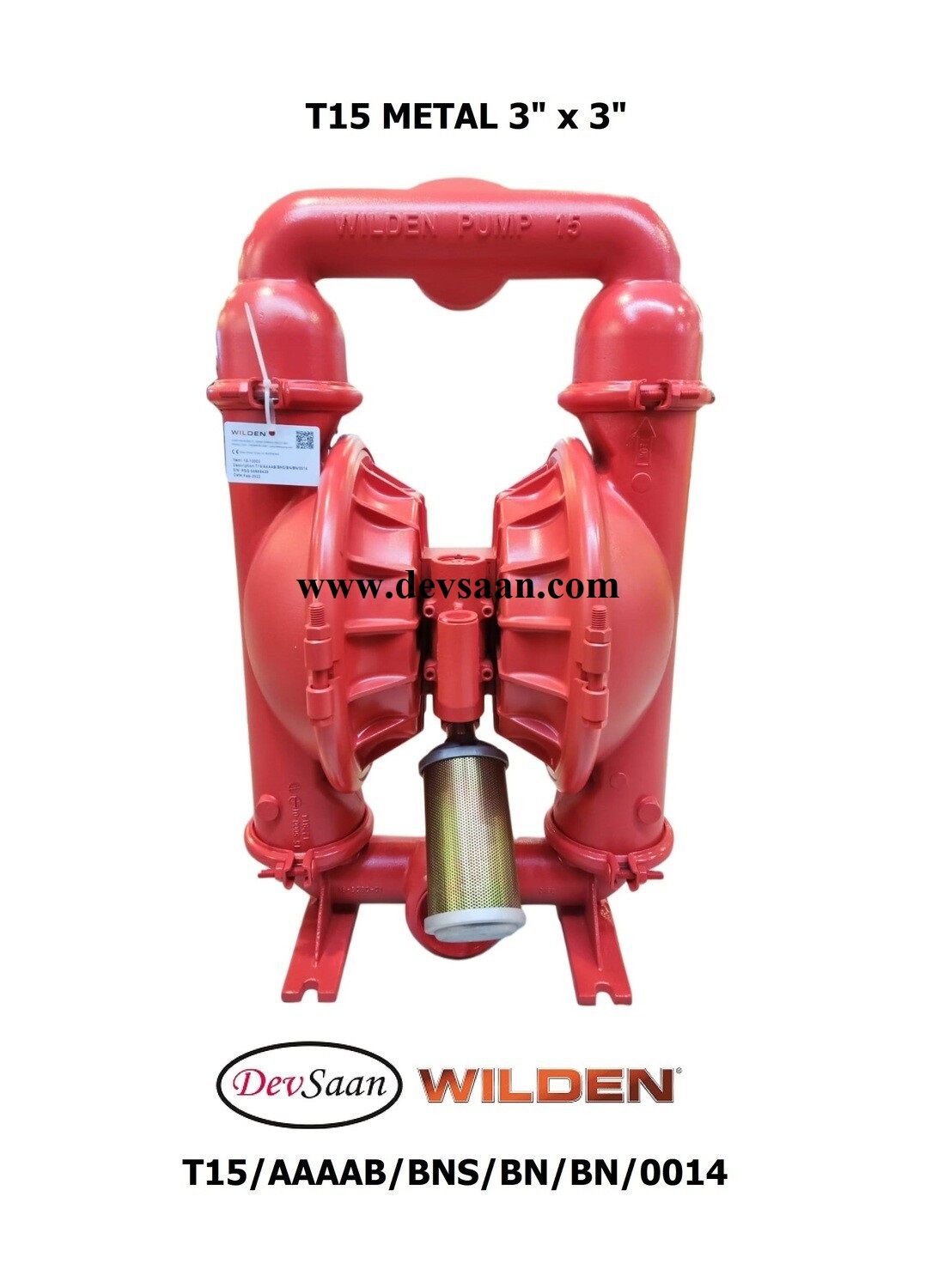 Diaphragm Pump T15 ALB Pompa Diafragma Wilden 3"