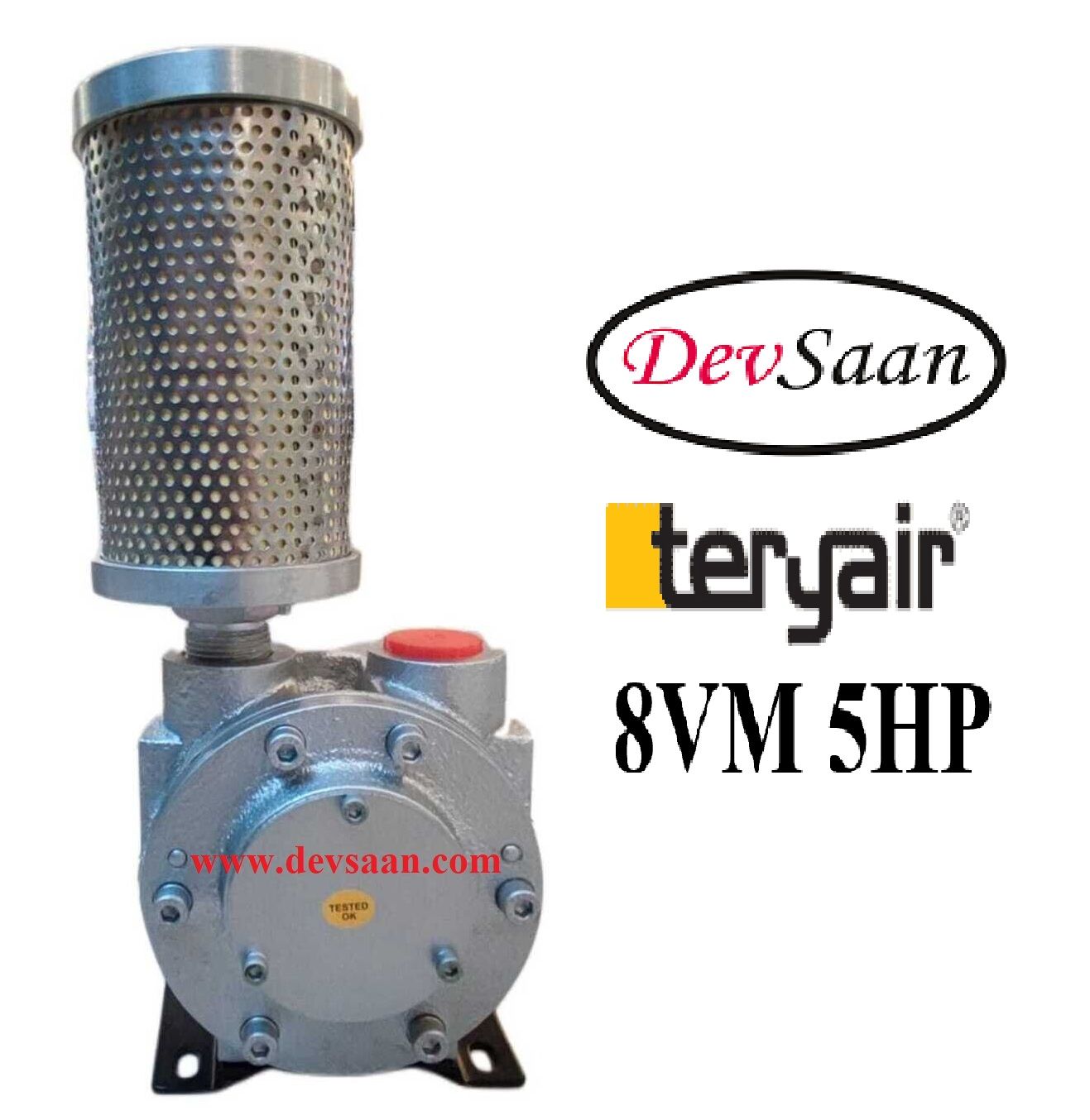 Vane Air Motor 8VM 5 Hp