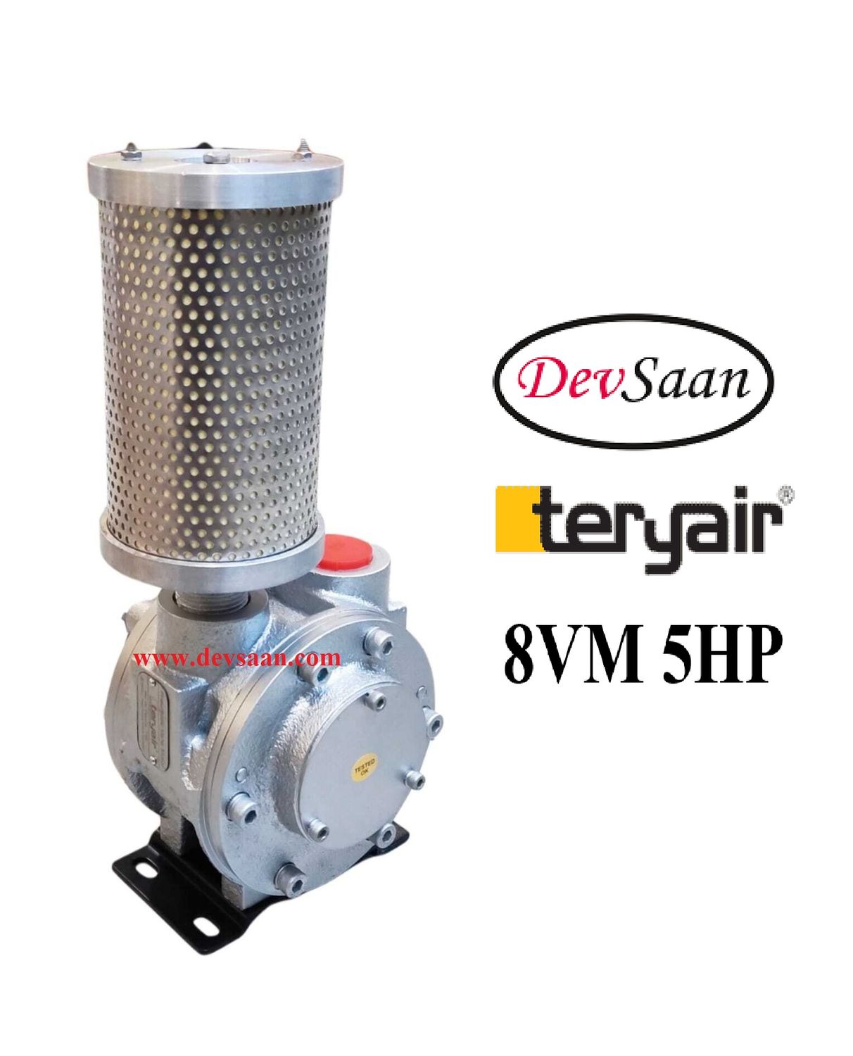 Vane Air Motor 8VM 5 Hp