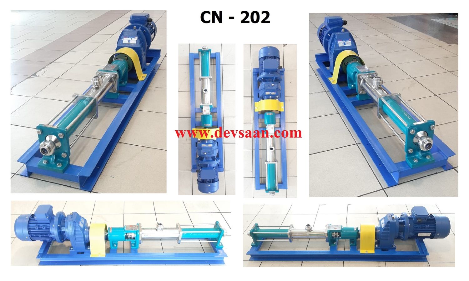 Pompa Ulir CN 202 Double Stage Screw Pump