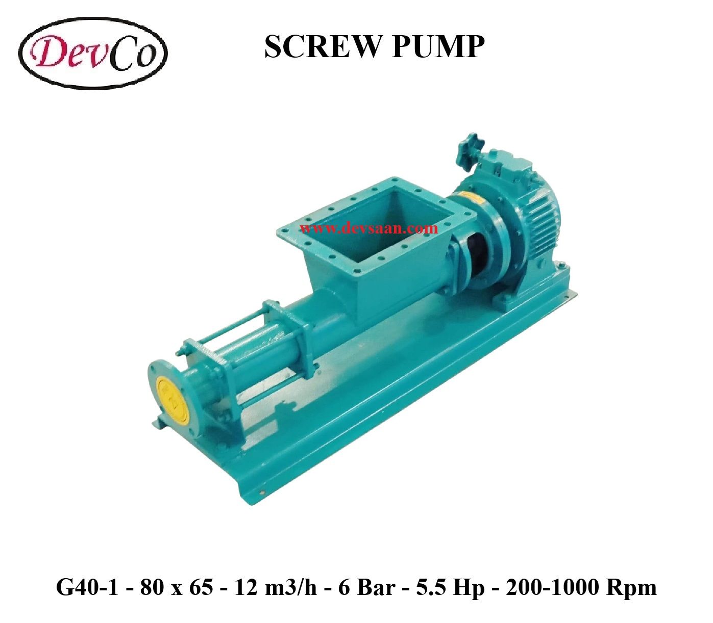 Pompa Ulir G40-1 Screw Pump - 80mm x 65mm