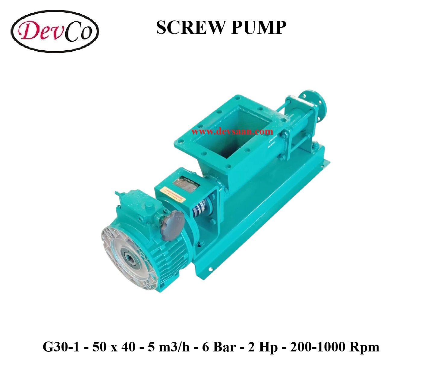 Pompa Ulir G30-1 Screw Pump - 50mm x 40mm