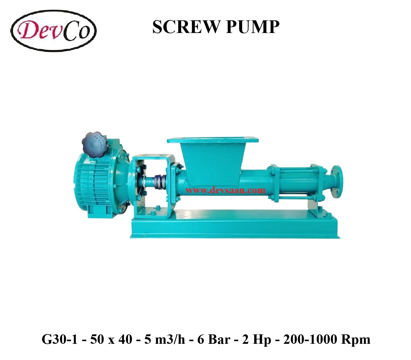 Pompa Ulir G30-1 Screw Pump - 50mm x 40mm