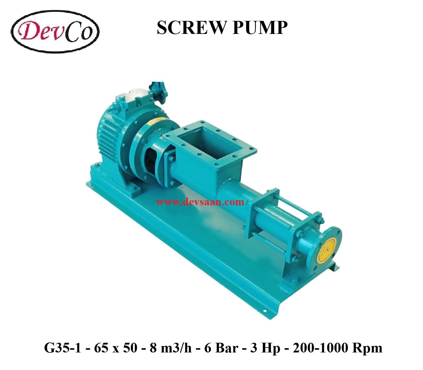 Pompa Ulir G35-1 Screw Pump - 65mm x 50mm