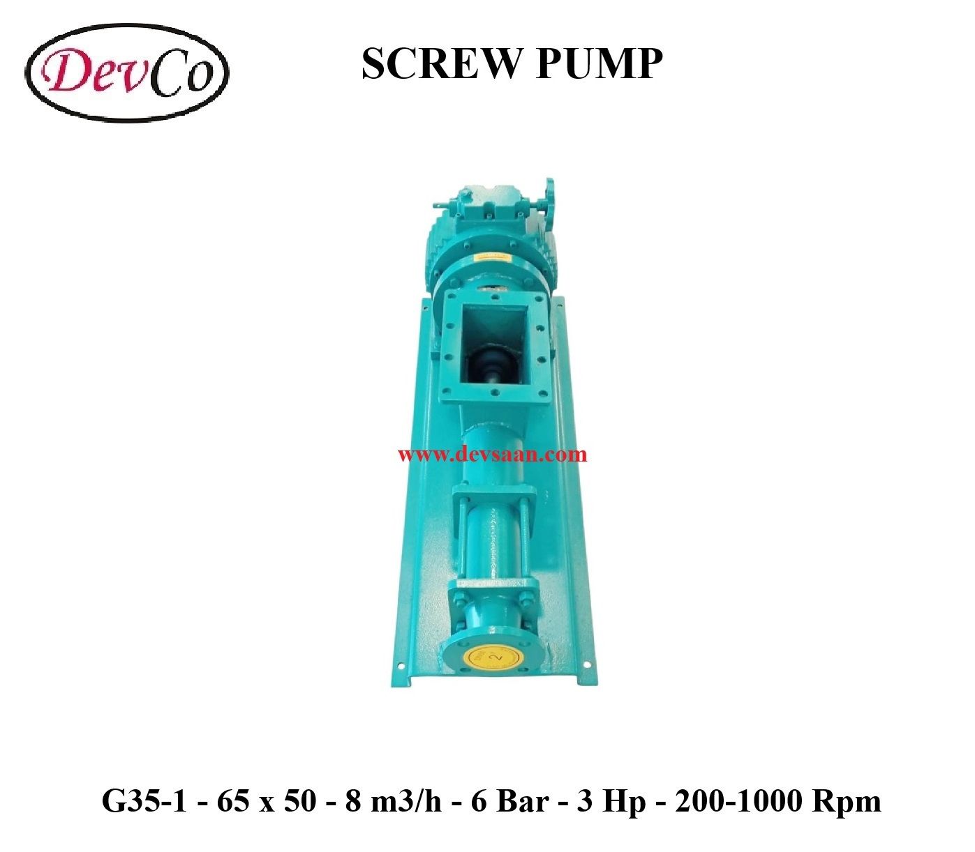 Pompa Ulir G35-1 Screw Pump - 65mm x 50mm