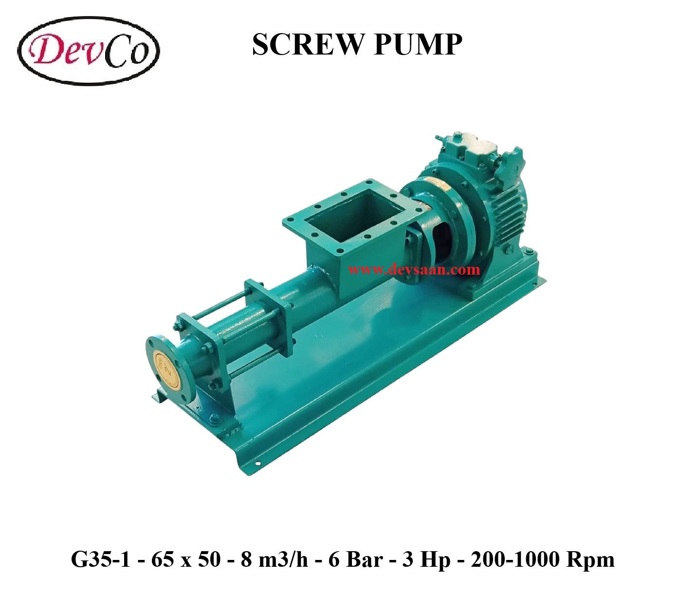 Pompa Ulir G35-1 Screw Pump - 65mm x 50mm