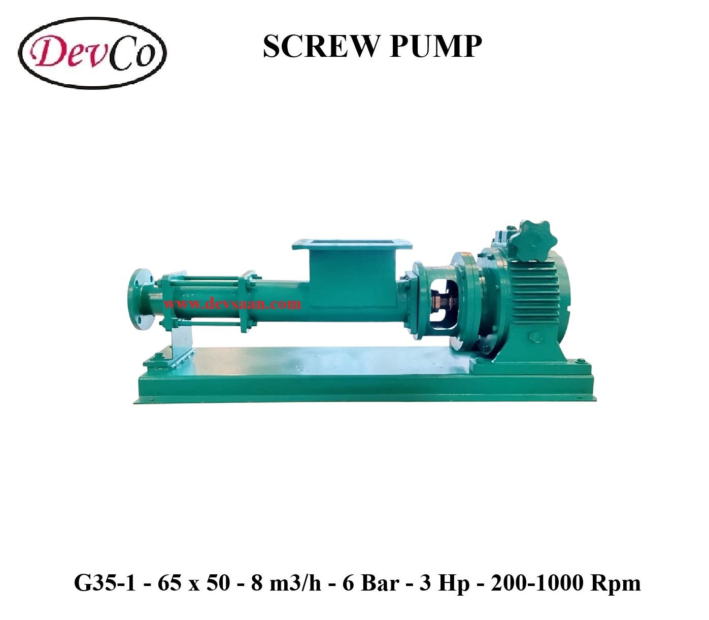 Pompa Ulir G35-1 Screw Pump - 65mm x 50mm