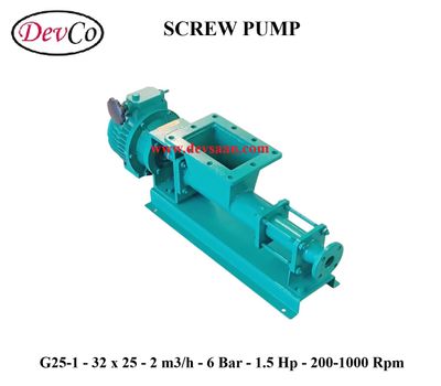 Pompa Ulir G25-1 Screw Pump - 32mm x 25mm Pompa Ulir G25-1 Screw Pump - 32mm x 25mm