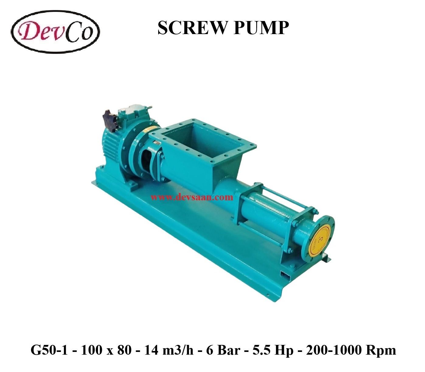 Pompa Ulir G50-1 Screw Pump - 100mm x 80mm