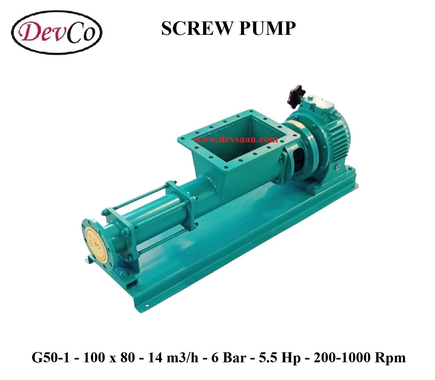 Pompa Ulir G50-1 Screw Pump - 100mm x 80mm