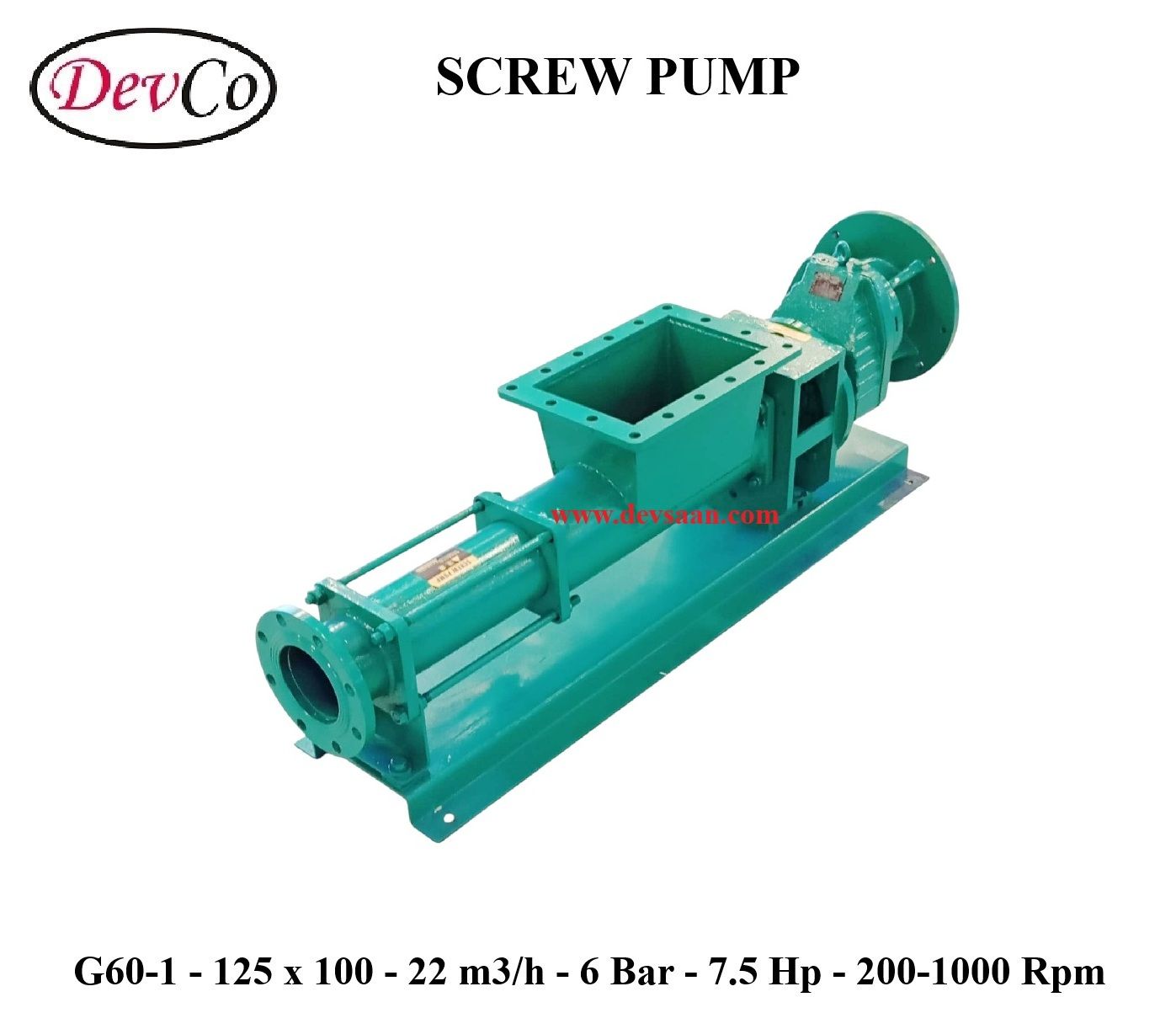 Pompa Ulir G60-1 Screw Pump - 125mm x 100mm