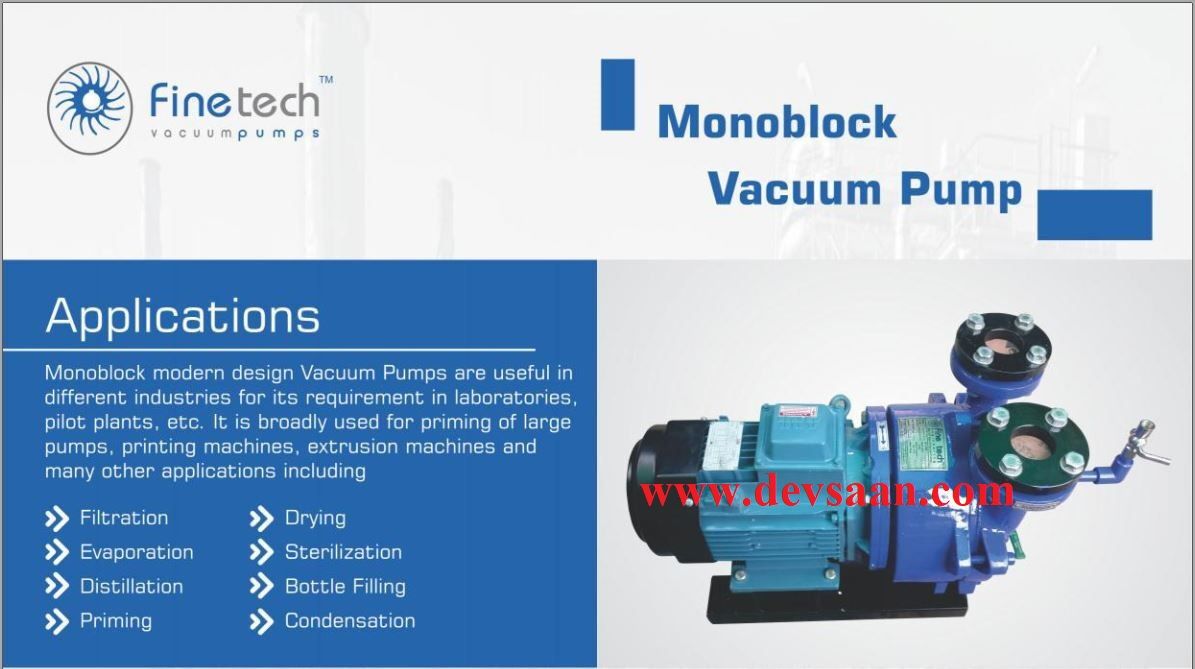 Pompa Vakum Monoblok FTM-7 Liquid Ring Vacuum Pump