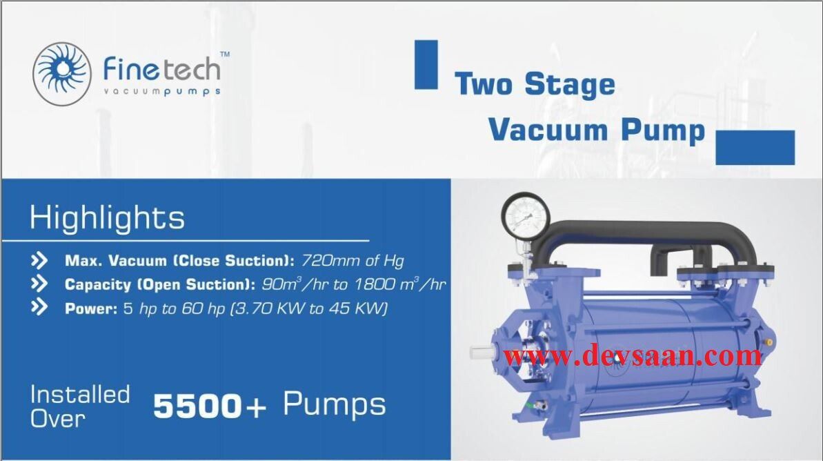 Pompa Vakum FTT-15 Two Stage Liquid Ring Vacuum Pump
