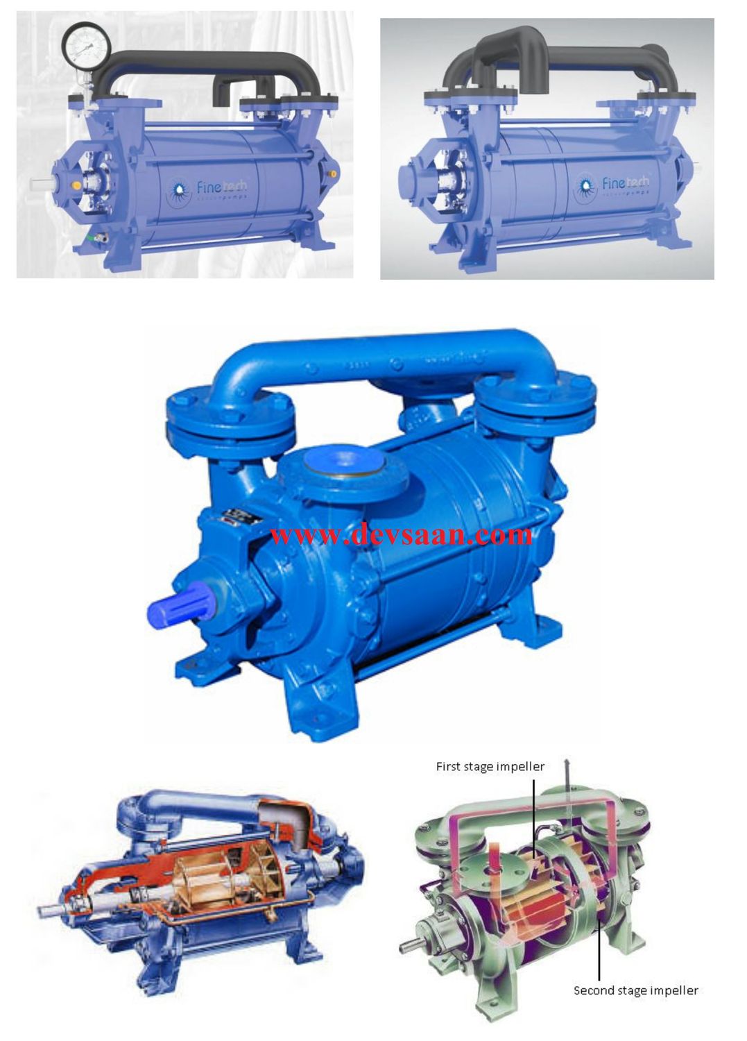 Pompa Vakum FTT-15 Two Stage Liquid Ring Vacuum Pump