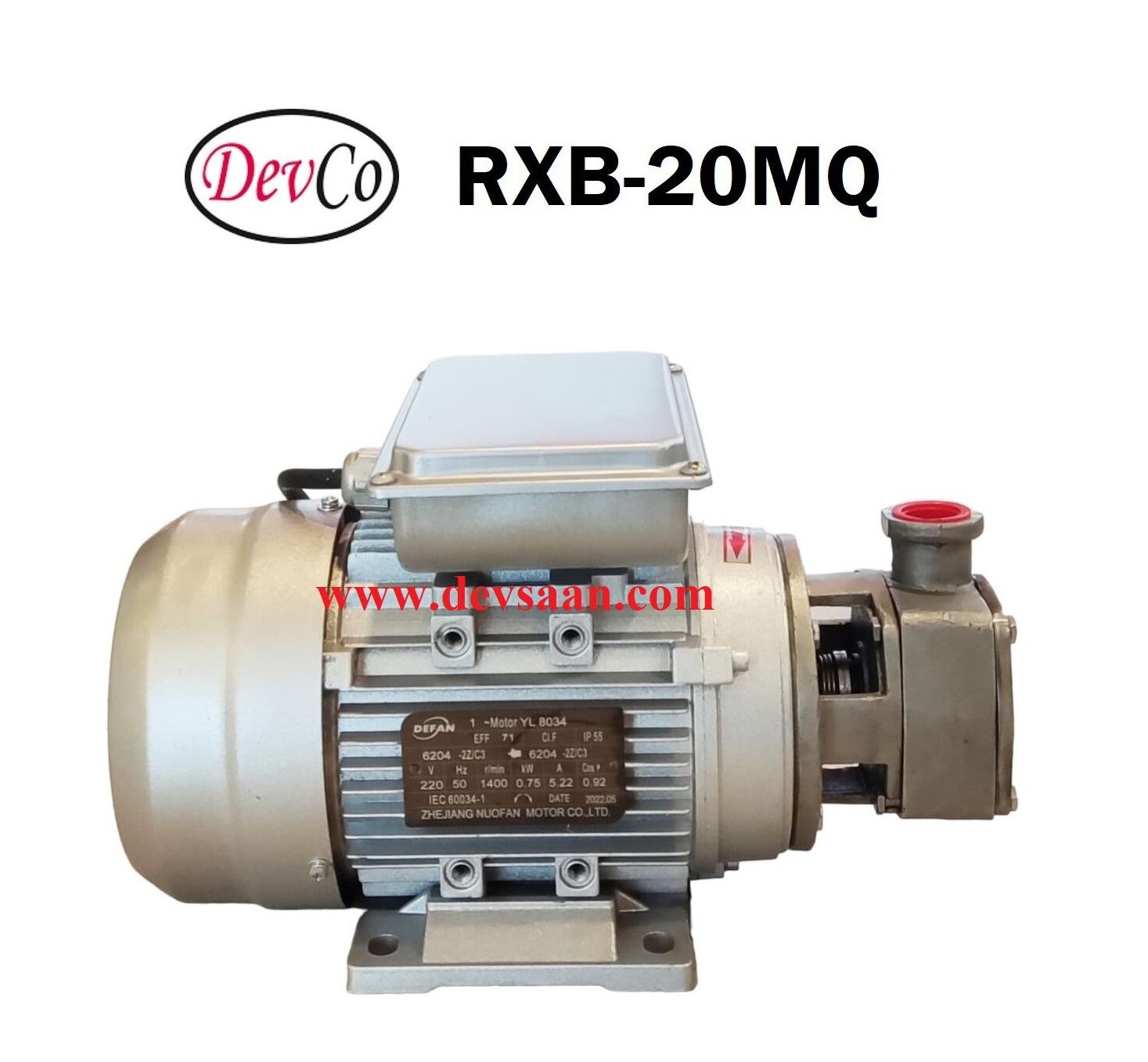 Flexible Impeller Pump SS-304 RXB-20MQ Pompa Impeler Karet