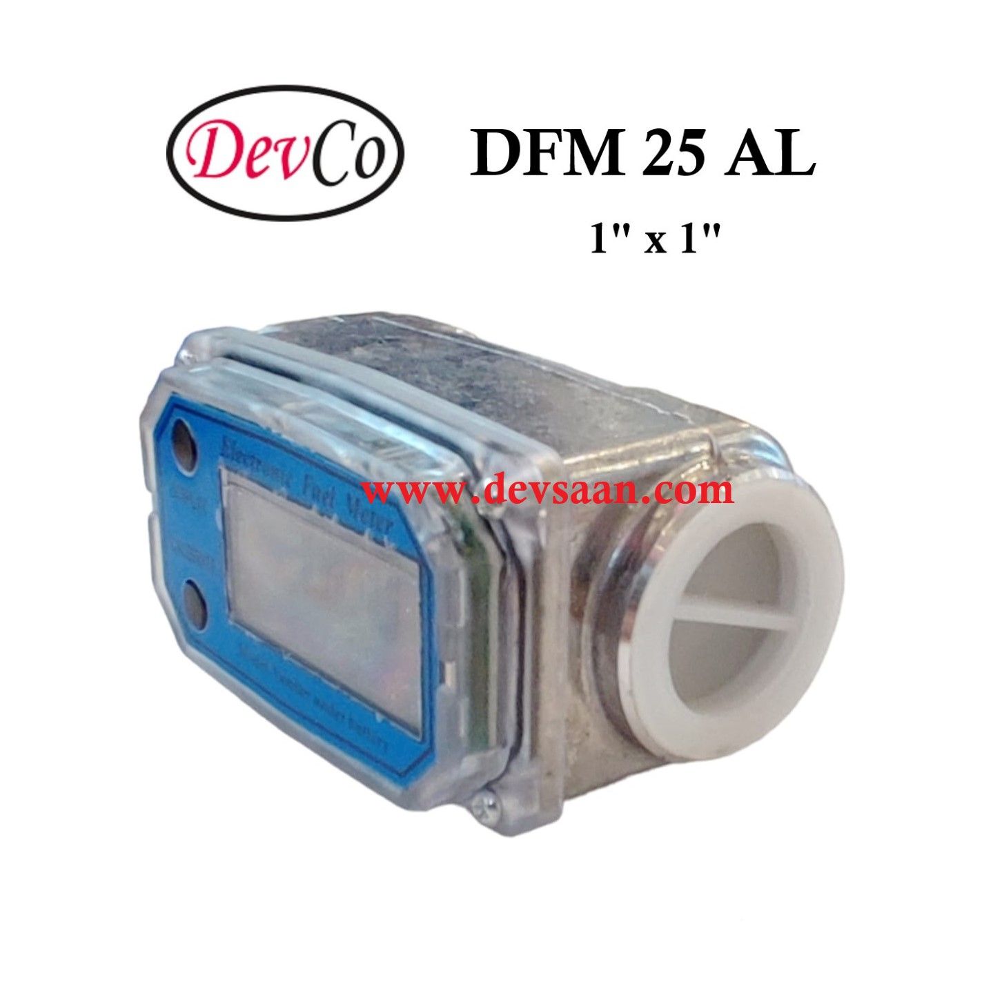 DFM 25 AL Aluminium Gear Flow Meter