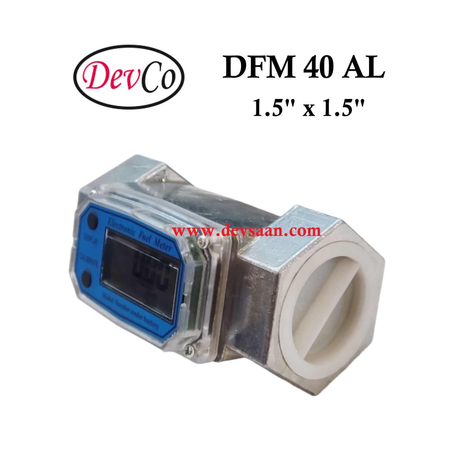 DFM 40 AL Aluminium Gear Flow Meter
