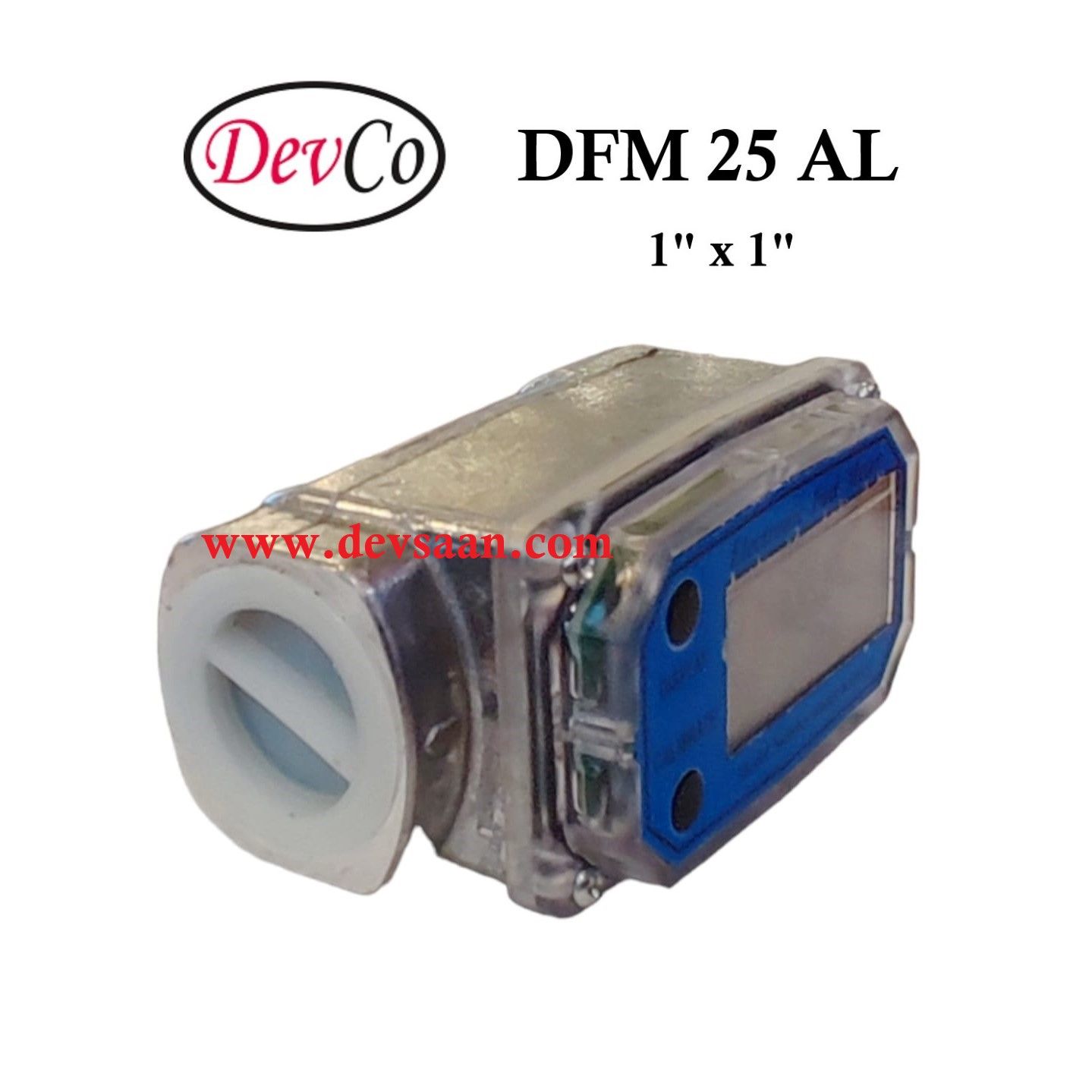 DFM 25 AL Aluminium Gear Flow Meter