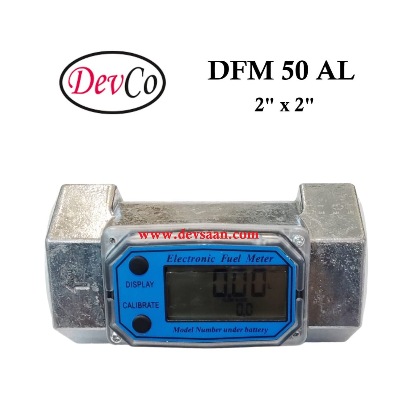 DFM 50 AL Aluminium Gear Flow Meter