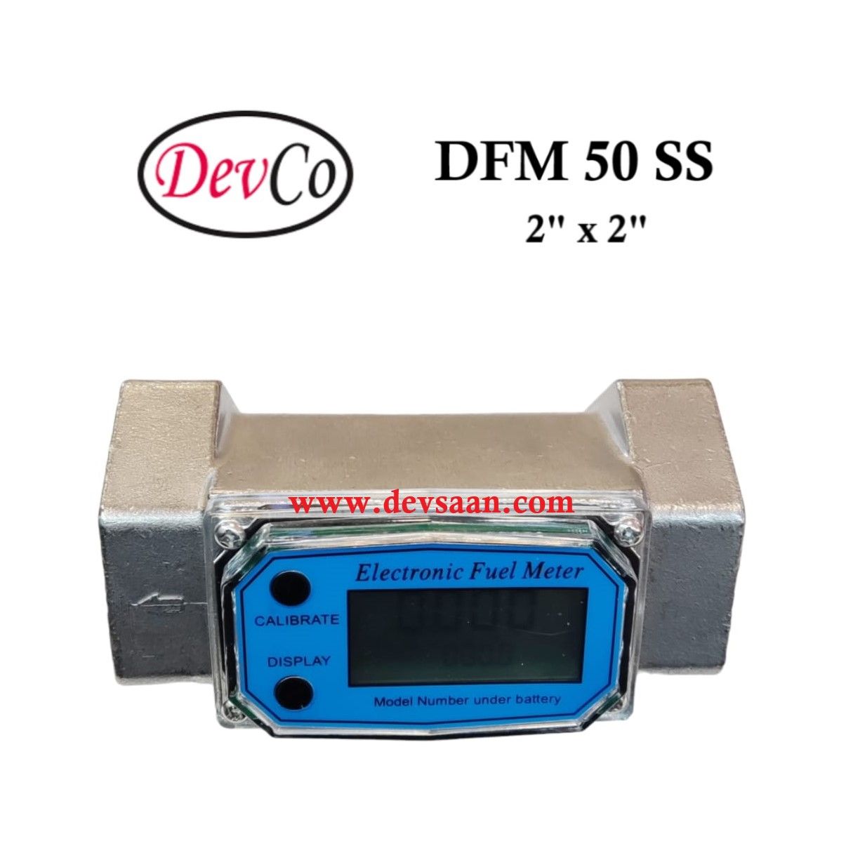 DFM 50 SS SS-304 Gear Flow Meter